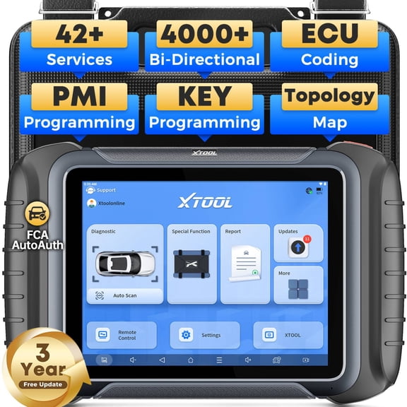 2026 XTOOL D8S OBD2 Scanner Bidirectional Scan Tool with Topology Mapping, FCA AutoAuth, ECU Cod-ing, 42 Resets, All Systems Car Scanner Diagnostic Tool, 3-Year Update
