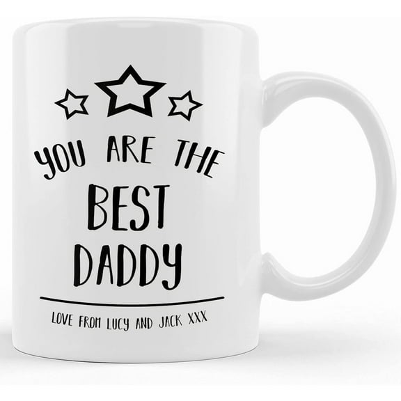 Number 1 Dad Best Daddy Mug_tmp22184, Ceramic Novelty Coffee Mug, Tea Cup, Gift Present For Birthday, Christmas Thanksgiving Festival, 11oz Sarcasm With Sayings Mug