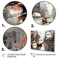 thumbnail image 3 of Designart "Streets of Harlem in Yellow Shades II" People Framed Wall Art - Global Yellow Harlem Renaissance Bedroom Framed Canvas Wall Art, 3 of 6