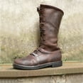 thumbnail image 2 of Daolelai Men's Vintage Renaissance Large Size Men's Leather Boots, 2 of 3