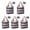 Dark Blue Christmas, variant on 5 Pack Foldable Shopping Bag,Light Blue Christmas House and Tree Pattern Reusable Grocery Bags with Pockets,Large Reusable Tote Bags with Handles Waterproof & Lightweight