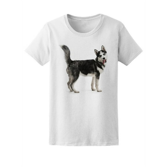 Adorable Husky T-Shirt Men -Image by Shutterstock, Male Medium