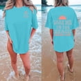 thumbnail image 2 of QHWAUAKFBN T Shirts For Women Trendy Graphic Beach Oversized Graphic Tees Vintage Baggy Shirts Summer Cotton Vacation Tshirts Top, 2 of 6