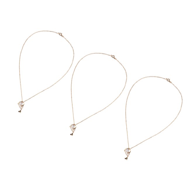 Collar de Mujeres, Oxidacia de la Clavicula A Prueba de Oxidació Colgante de Corazón para Citas