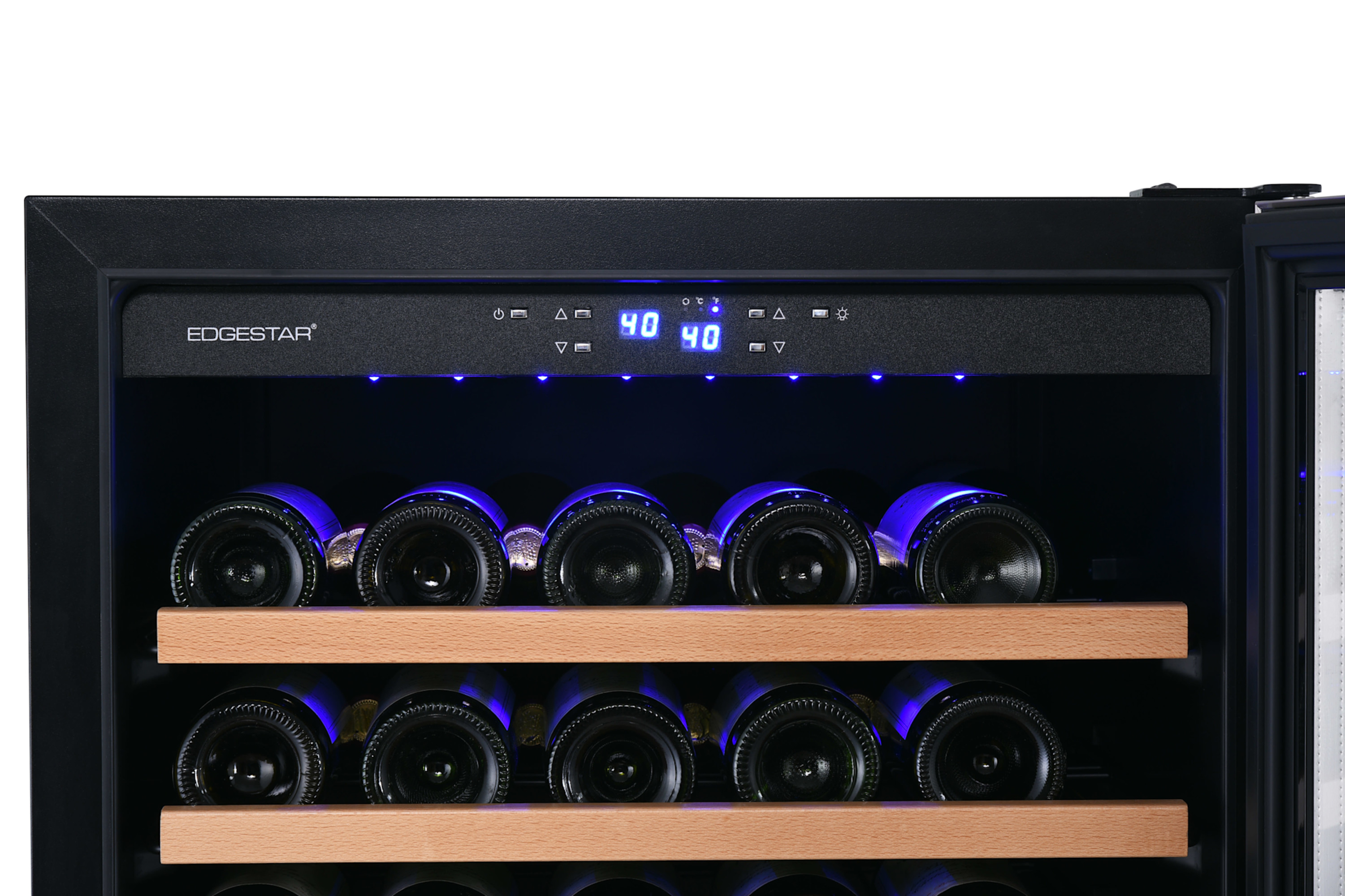 Edgestar Cwr1553dd 142 Bottle 24" Built-In Or Free Standing Dual Zone Double Door Wine