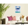 thumbnail image 3 of The Flying Dutchman Fiction becomes Fact KLM Royal Dutch Airlines - Vintage Airline Travel Poster by Jan Wijda c.1933 - 8 x 12 inch Vintage Wood Art Sign, 3 of 4