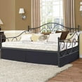 thumbnail image 3 of Pleated Bed Skirt with Split Corners for Daybeds - Three Side Coverage - 100% Brushed Microfiber Bed Skirt with 30" Inches Drop - Full Size 54" x 75" (Black Solid), 3 of 7