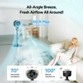 thumbnail image 5 of Dr. Prepare Standing Fan for Home, 16-34" Adjustable Height Oscillating Fan with Misting system, 5 of 10
