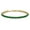Green, variant on Womens Timeless 12CTW Created Blue Sapphire Tennis Bracelet Prong Set for Women Gift 7.5 Inch 14K Gold Plated