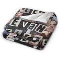 thumbnail image 2 of Evan Peters Blanket 3D Print Plush Lamb Blanket Bedding Decor for Living Room Bedroom Dorm Decor 50x40 inch, 2 of 8