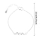thumbnail image 3 of Acero inoxidable de cuentas de perlas pulseras de cadena para las mujeres ajustable chapado delicadeza dejar corazón estrella italiana de malla de enlace pulsera de cadena de joyería de regalo, 3 of 4