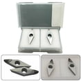 thumbnail image 3 of 2pc VCGT160408 PCD Polycrystalline diamond blades tools (PCD) Used for Aluminum, 3 of 9