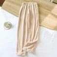 thumbnail image 5 of ShiShine Warm Thick Pants for Women Fall Winter Loungewear Elastic Homewear Trouser, 5 of 7