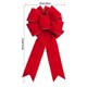 thumbnail image 3 of Corona Navideña Roja con Lazo Preatado para Árbol de Navidad, Guirnalda y Decoración Exterior, para Puerta, Otoño E Invierno, Día de San Esteban., 3 of 7