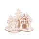thumbnail image 1 of Rompecabezas de madera 3D Casa de Papá Noel JAMW Sencillez, 1 of 4