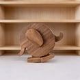 thumbnail image 5 of Handmade Walking Wooden Animals Cute Play Toy, Safe Wooden Pull Along Toy For Toddlers, 5 of 6