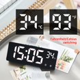 thumbnail image 7 of Gmluru Digital Desk Clock Digital Alarm Clock Simples LED Large Digital Display Fashion Multi-set Alarm Clock Features Desktop Bedside Study Kitchen Clock, 7 of 7