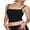 Black, variant on Baby Sweetie Women's Summer Fashion Spaghetti Strap Tank Top Sleeveless Open Neck Camisole Vest