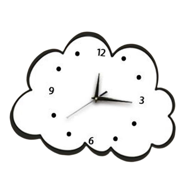 Reloj de pared con forma , reloj colgante, reloj decorativo de pared acrílico, reloj de dormitorio para oficina, escritorio, baño, dormitorio Sin colgante
