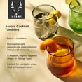 thumbnail image 3 of Viski Aurora Wine Glasses, Iced Coffee, Water Tumblers, 10.5oz Set of 4, 3 of 10
