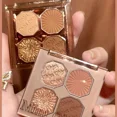 thumbnail image 4 of Paleta de sombras de ojos perladas, sombras de ojos con purpurina, colores tierra, paleta de sombras de ojos brillantes, pigmentos de maquillaje, cosmética natural, envío gratuito, 4 of 6