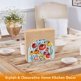 thumbnail image 6 of Yayeee Napkin Holder for Table Kitchen Paper Tissue Organization, Yellow Floral Tomatoes, 6 of 8