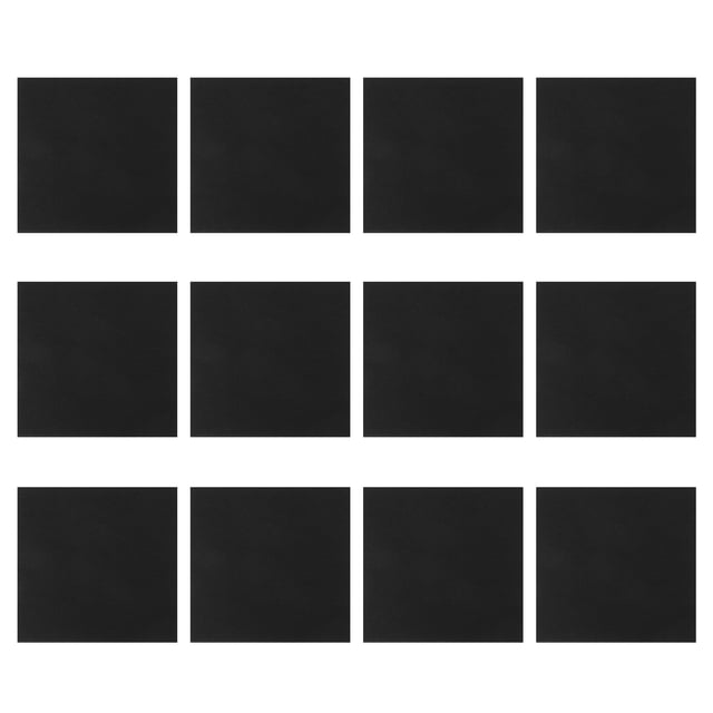 KAKOWELY Équipement de studio de Musique 12 Pcs Panneau Acoustique Adhésif Insonorisant Résistant au Feu Rembourrage Résistant au Bruit