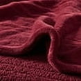 thumbnail image 6 of Beautyrest Solid Microlight/Berber Heated Blanket, King, Garnet, 6 of 14