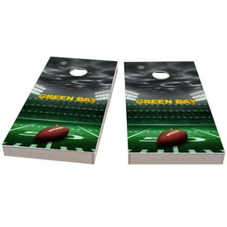 Green Bay Packers 2' x 4' Herringbone Design Cornhole Set