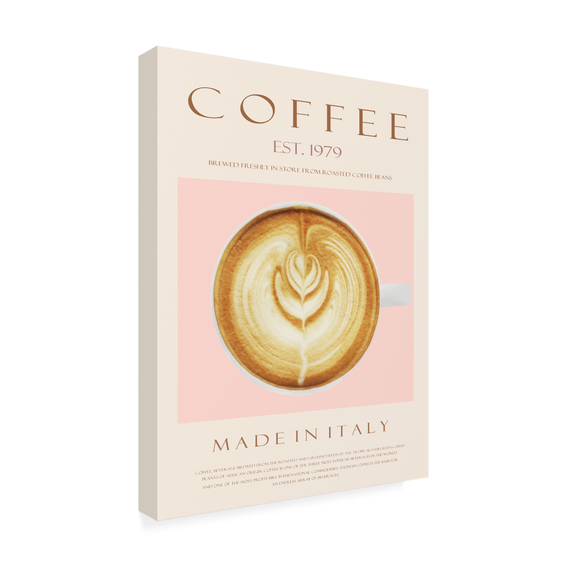 Trademark Fine Art Rikke Londager Boisen Coffee Est. 1979 Canvas Wall Art