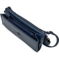 thumbnail image 5 of True Gear Women's Vegan Leather Clutch Crossbody Bag, Blue, 5 of 5