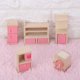 thumbnail image 5 of Mini juego de muebles de madera de simulación realista para accesorio de casa de muñecas 1:12 (cocina), 5 of 5