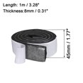 thumbnail image 2 of Espuma Aislamiento Cinta Auto Adhesivo 3.28 Pies 1.77 Pulgadas Ancho x 0.31 Pulgadas Grueso Burletes Puerta Sellado Tira para Puertas y Ventana Unique Bargains burletes, 2 of 4