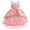 Pink, variant on Pejock 12M-5 Years Kids Pageant Flower Girl Dress Little Girls Party Wedding Formal Dresses Toddler Girls Net Yarn Embroidery Rhinestone Bowknot Birthday Party Gown Long Dresses