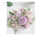thumbnail image 5 of Clearance Under $5! Artificial Peony Flower, Silk Peonies Bouquet Fake Flowers Faux Floral Arrangements Dining Table Centerpieces for Home Kitchen Bridal Wedding Party Decor Purple, 5 of 5