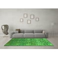 thumbnail image 3 of Ahgly Company Indoor Rectangle Oriental Green Industrial Area Rugs, 2' x 5', 3 of 4