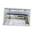 thumbnail image 2 of Vitrina para maquetas de vehículos a escala 1/64, 1/36 y 1/32, para coleccionistas, simulación de aparcamiento. Escalera derecha gris, 2 of 9