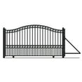 thumbnail image 3 of ALEKO Garden Yard Steel Single Sliding 14 ft Gate Paris Style with Gate Opener, 3 of 18