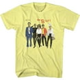 thumbnail image 1 of The B-52's Retro Band Photo Yellow Heather Adult T-Shirt, 1 of 2