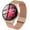 Gold steel, variant on Stylish smartwatch with heart rate monitoring can make Bluetooth calls
