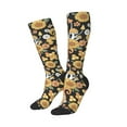 thumbnail image 2 of Balery Mushrooms Honeycomb Fun Novelty Socks Men'S Women'S Crew Socks Funny Crazy Novelty Socks Quirky And Cool Socks, 2 of 9