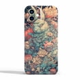 thumbnail image 1 of Flower Rabbit Case Compatible with iPhone 11,Aesthetic Art Design Full Cover Protective Case, 1 of 5