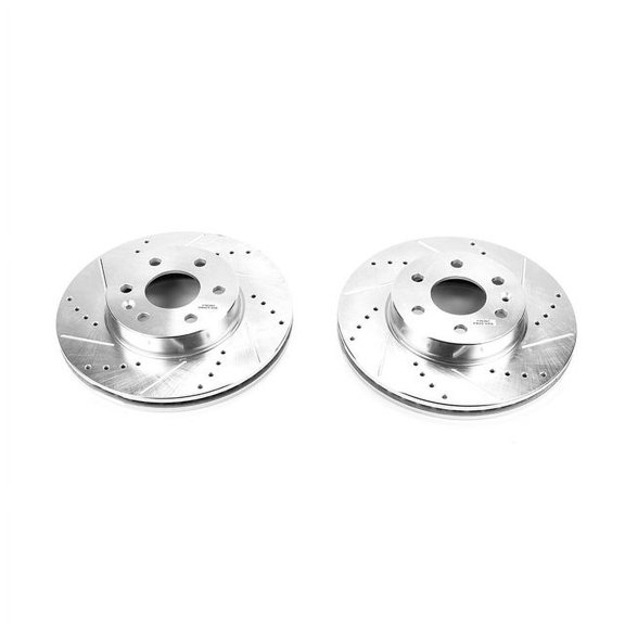 Power Stop AR82188XPR Evolution Drilled & Slotted Rotors -Front