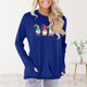 thumbnail image 1 of Pntutb Mujer Casual Sexy Moda Impresión Manga Larga Cuello Redondo Fruncido Pullover Blusa tops Pntutb Pntutb-3070, 1 of 5