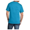 thumbnail image 2 of Yellow Rooster Mens Core Cotton Male T-Shirts Neon Blue 2XL, 2 of 5