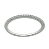 1/4 Carat T.W Cubic Zirconia Sterling Silver Wedding Band