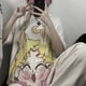 thumbnail image 2 of Camiseta de verano 2024 para mujer, camisetas de gran tamaño con estampado de dibujos animados de Sailor Moon, camisetas holgadas de manga corta Harajuku y2k, ropa para mujer, 2 of 5