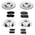 thumbnail image 3 of PowerStop Front and Rear Z23 Evolution Sport Carbon-Fiber Ceramic Brake Pad and Drilled & Slotted Rotor Kit Fits: HYUNDAI KIA Select Models K4449, 3 of 10
