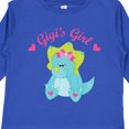 thumbnail image 4 of Inktastic Gigi's Girl Dinosaur Girls Long Sleeve Toddler T-Shirt, 4 of 5