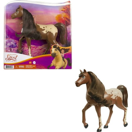 Spirit Untamed Herd Horse (Approx. 8-in), Moving Head, Long Brown Mane, 3 & Up